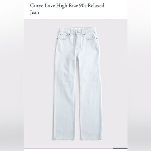 Abercrombie High Rise 90s Relaxed Jean